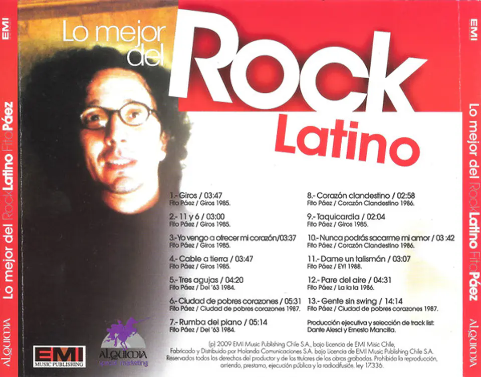 Fito Páez - Lo mejor del rock latino (CD) 2