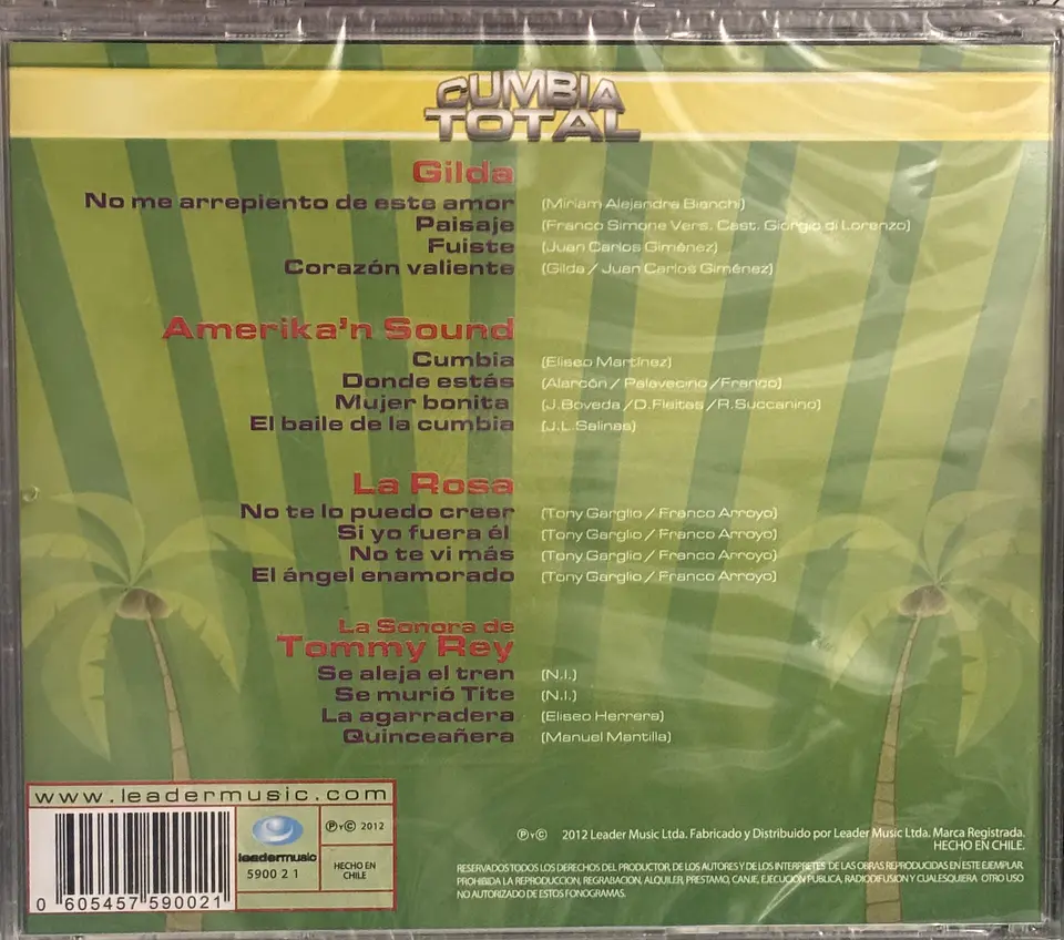 Varios Artistas - Cumbia Total (CD) 2