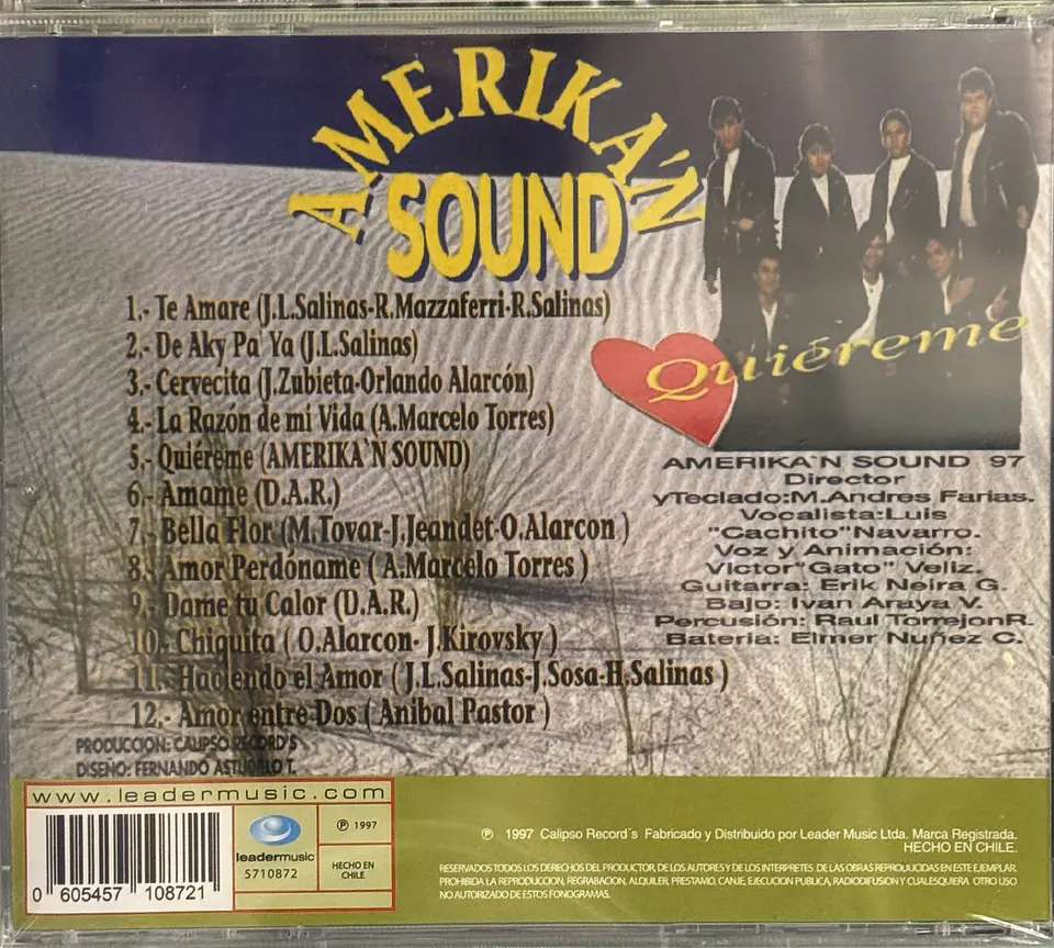Amerika'n Sound - Quiéreme (CD) 2