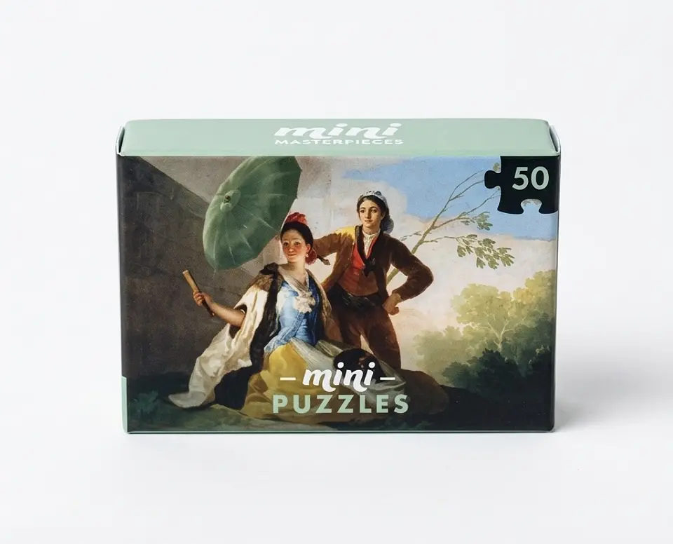 Mini Puzzle de bolsillo 50 Pzas (Francisco De Goya y Lucientes - El Quitasol) $4.000 1