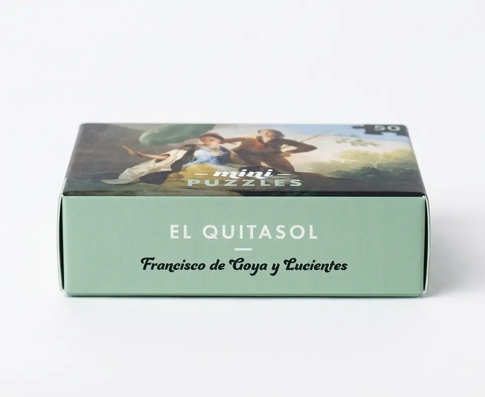 Mini Puzzle de bolsillo 50 Pzas (Francisco De Goya y Lucientes - El Quitasol) $4.000 2