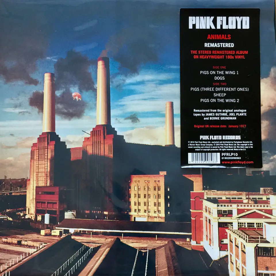 Pink Floyd - Animals (vinilo Lp gatefold - remastered) | 10discos 1