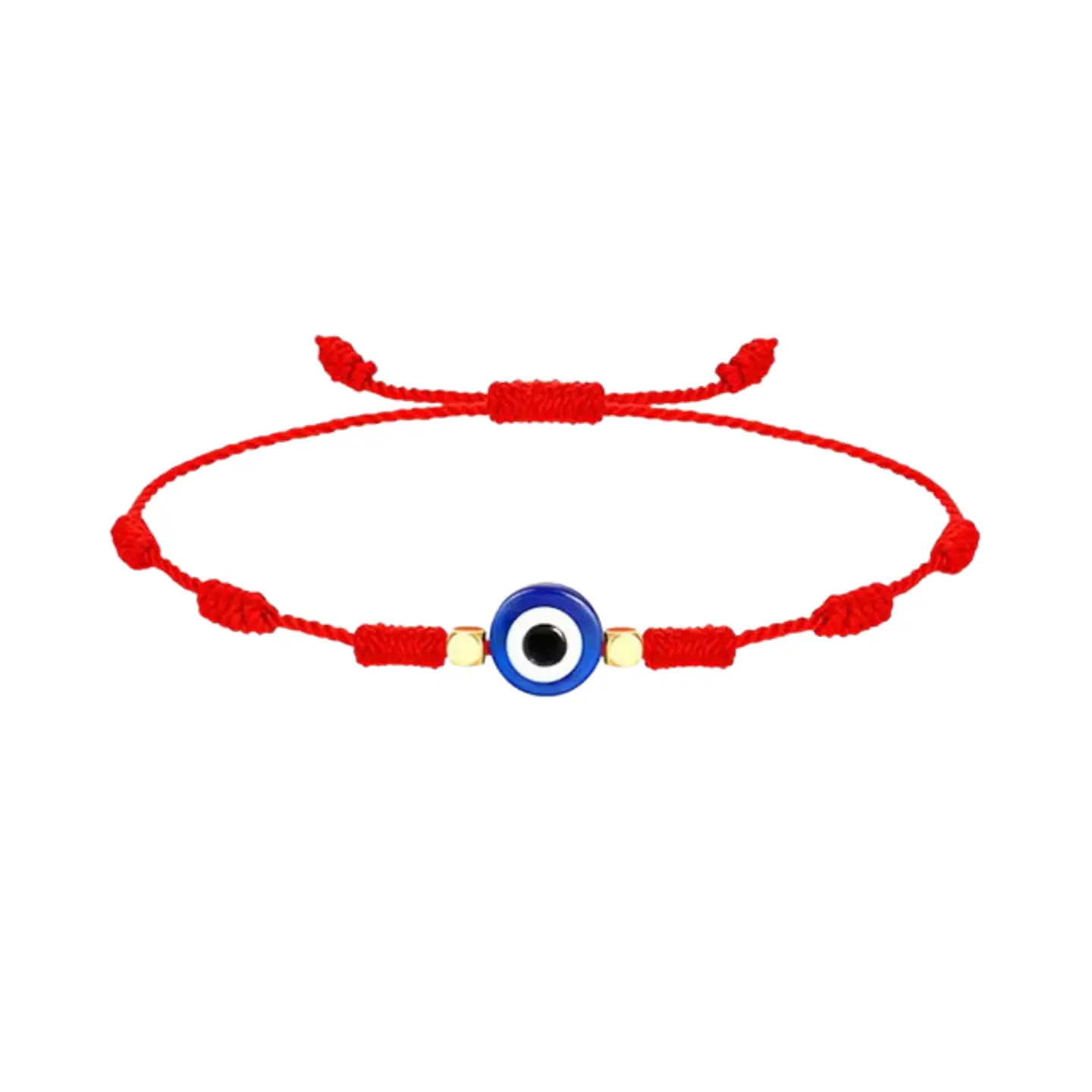 Pulsera Hilo Rojo Ojo Turco + 7 Nudos 1