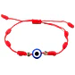 Pulsera Hilo Rojo Ojo Turco + 7 Nudos - Miniatura 2