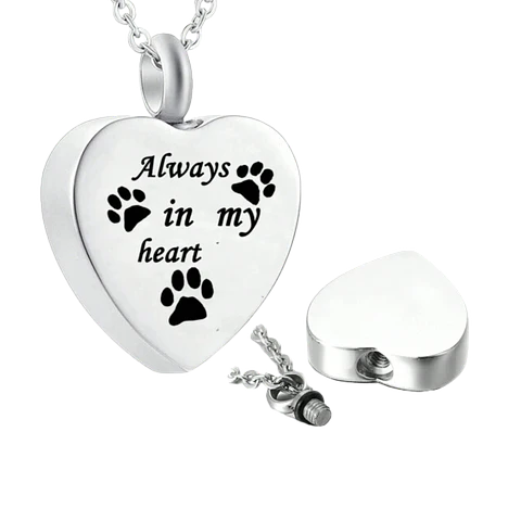 Relicario Corazon Con Patitas
