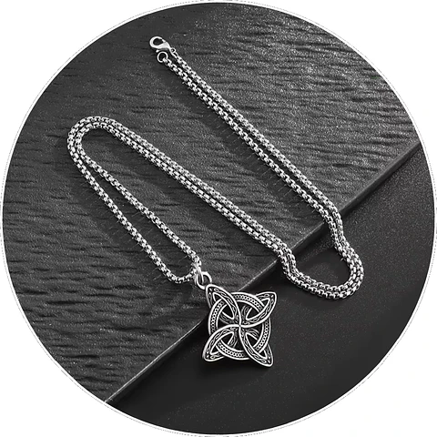 Collar Nudo De Brujas 3d