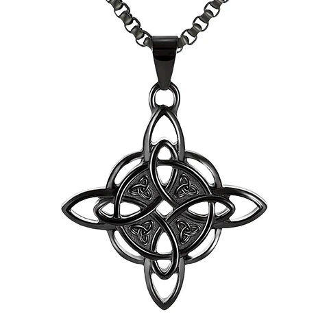 Collar Nudo De Brujas Negro