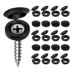 Negro - Embellecedor Decorativo Tapa Tornillos Clavos