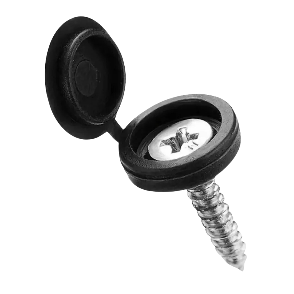 Negro - Embellecedor Decorativo Tapa Tornillos Clavos