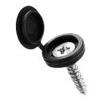 Negro - Embellecedor Decorativo Tapa Tornillos Clavos