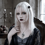 Collar Pentagrama Con Serpiente Acero Macizo Plateado