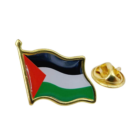 Pin Bandera De Palestina Metal Esmaltado