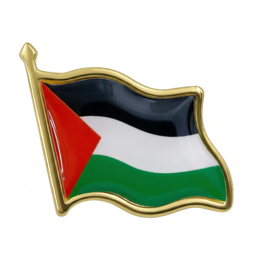 Pin Bandera De Palestina Metal Esmaltado