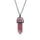 Collar Piedra Punta Cuarzo Chery + Cadena Acero - Miniatura 3