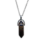 Collar Piedra Punta Ojo DE Tigre + Cadena Acero - Miniatura 3