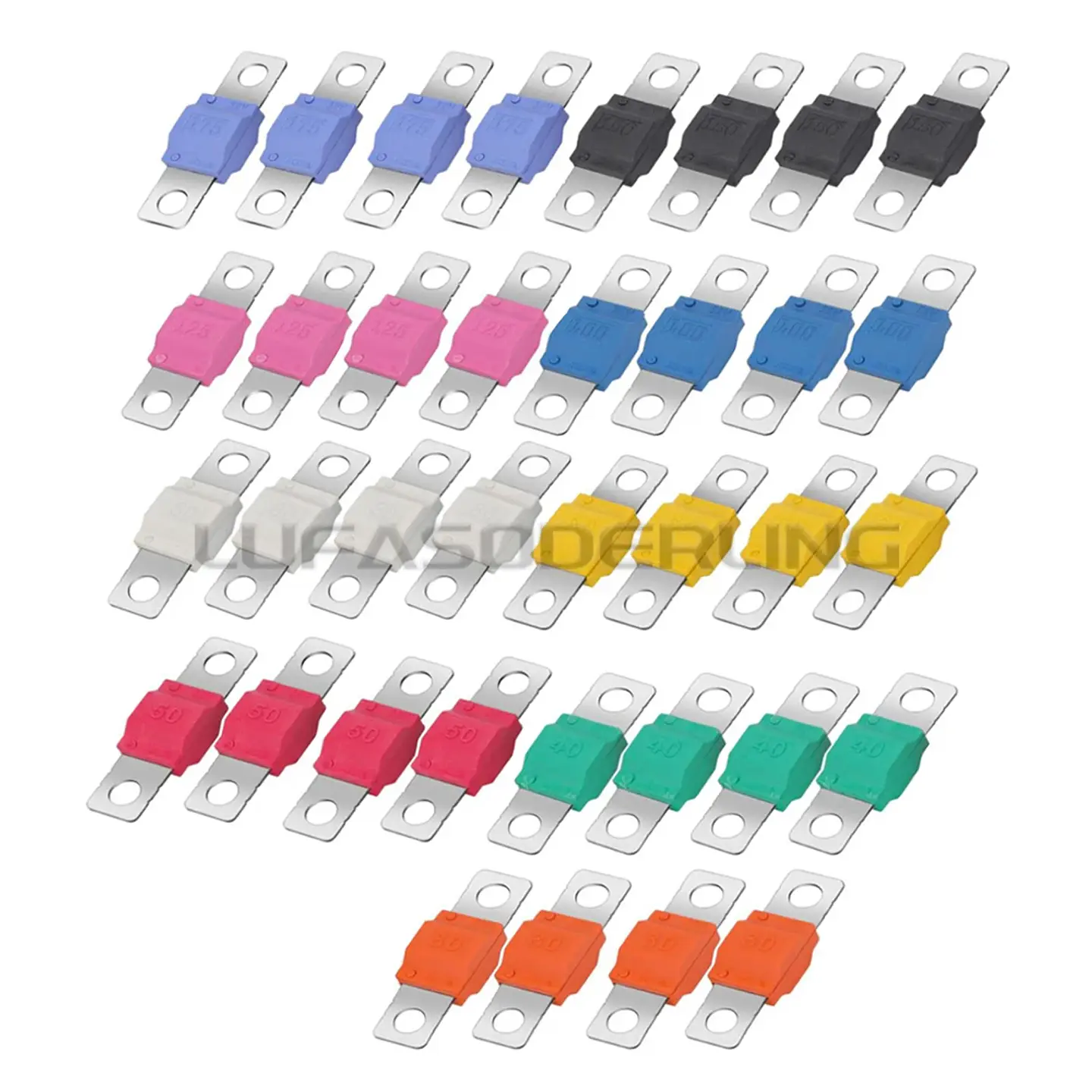 Kit 36 Fusibles AMI/MIDI Cobre 30A-175A 12V-58V - Naval y Maquinaria 7