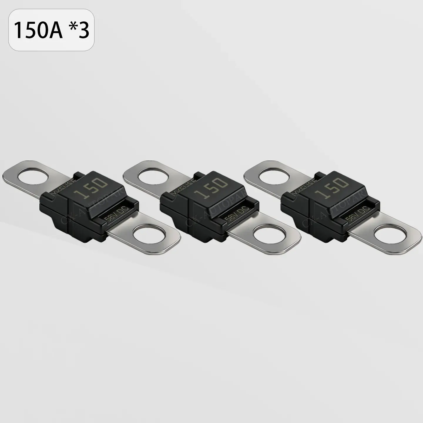 Kit 3 Fusibles MIDI/ANS Alta Corriente 30A-200A 12V-58V - Naval y Maquinaria 10