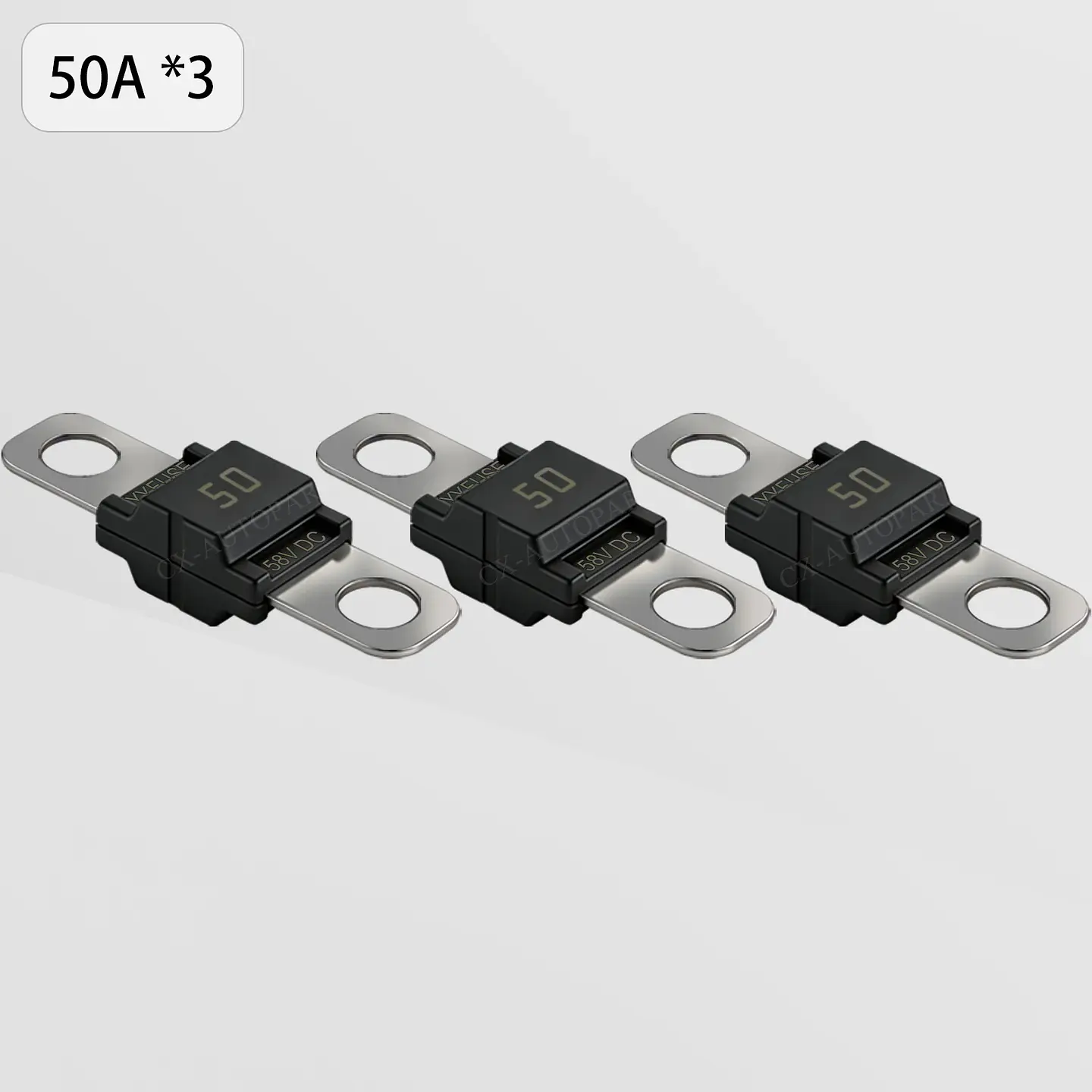 Kit 3 Fusibles MIDI/ANS Alta Corriente 30A-200A 12V-58V - Naval y Maquinaria 16