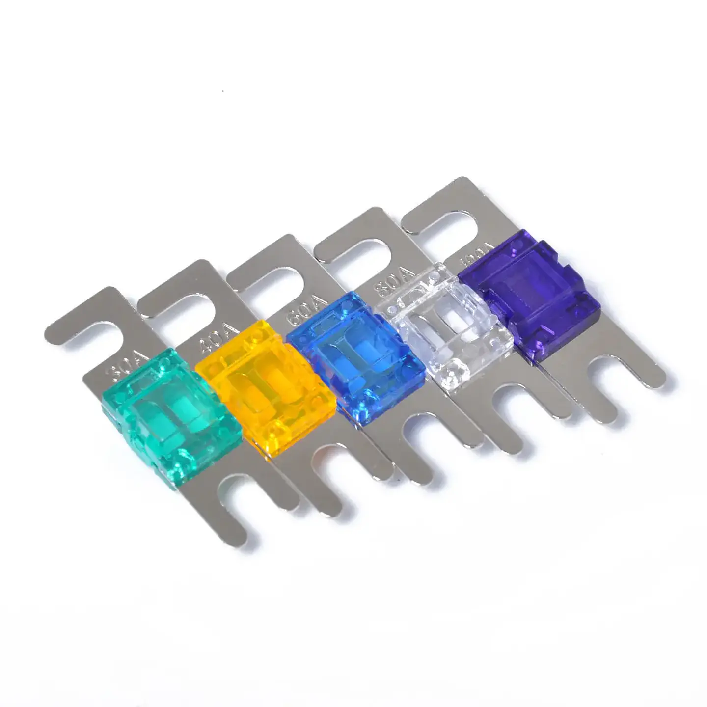 Kit 5 Fusibles Mini ANL 30A-100A - Audio, Naval y Automotriz 1