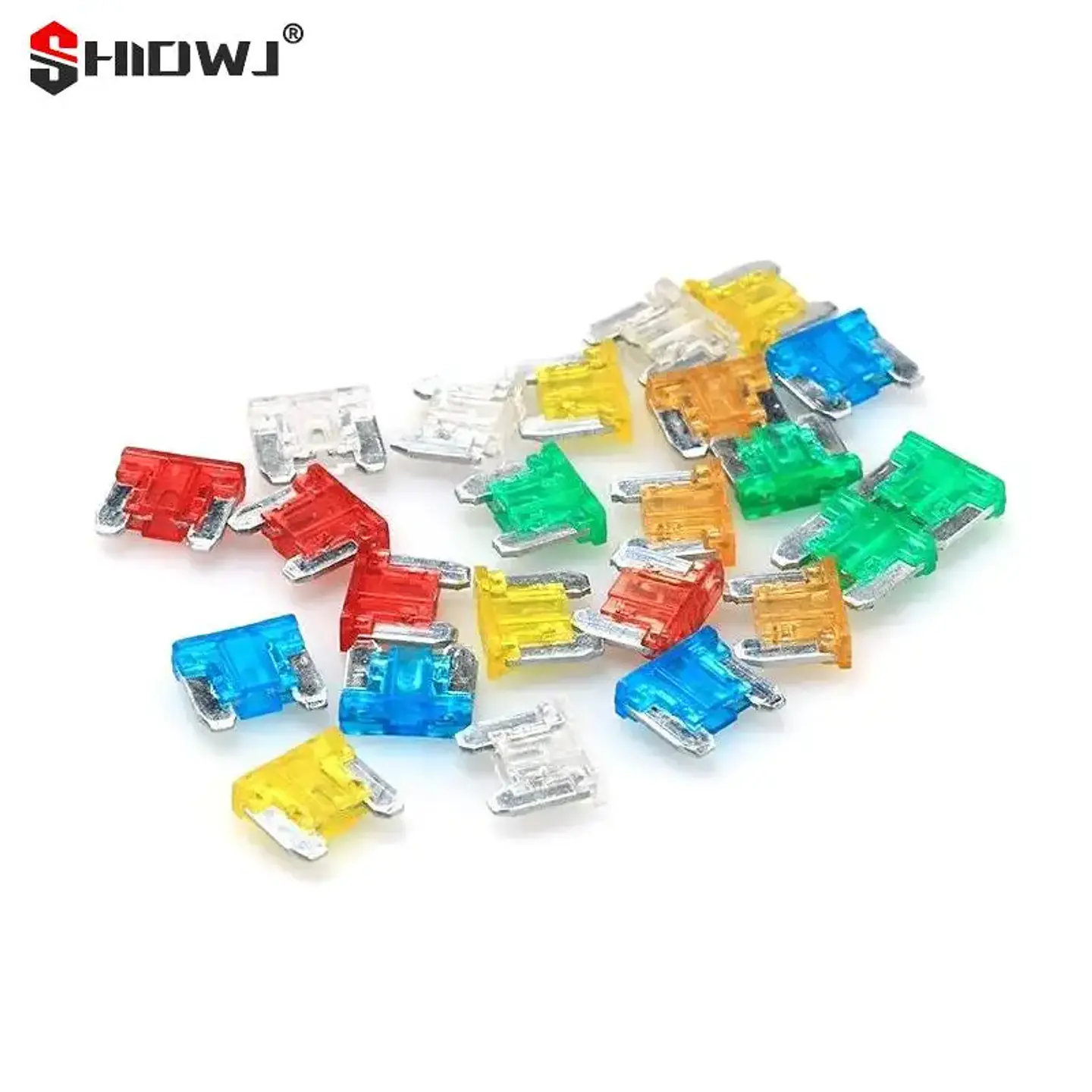 Kit 24 Fusibles Mini de Cuchilla Perfil Bajo 5A-30A - Surtido Automotriz 1