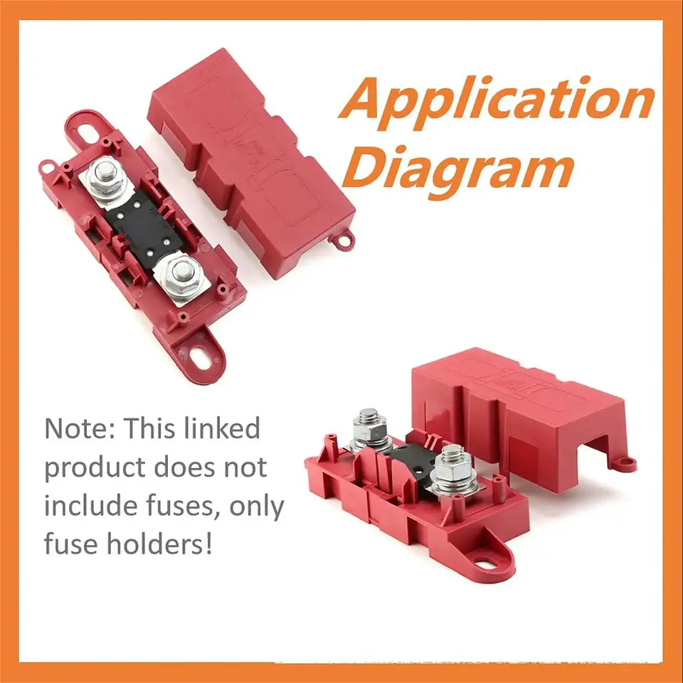 Portafusible MEGA/ANL Tipo Perno 80A-300A - Automotriz y Naval 4