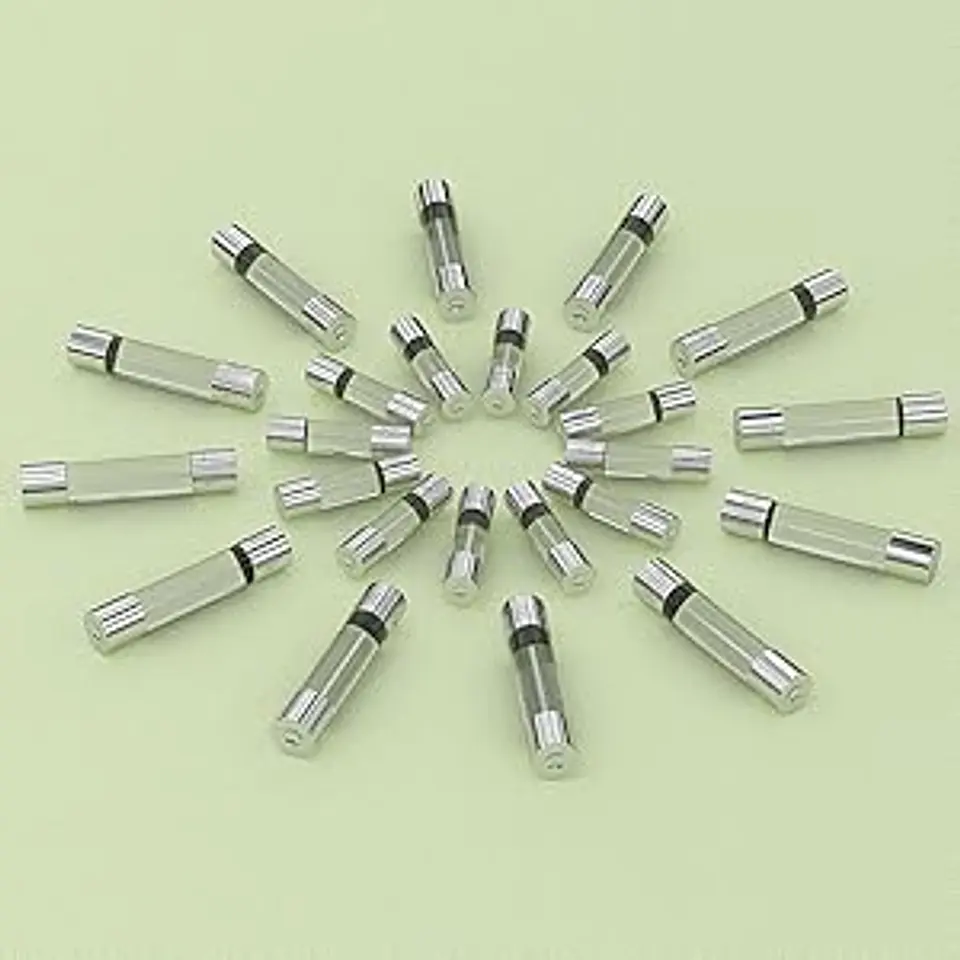 Kit 360 Fusibles de Vidrio Fusión Rápida 0.5A-25A (5x20mm y 6x30mm) 8