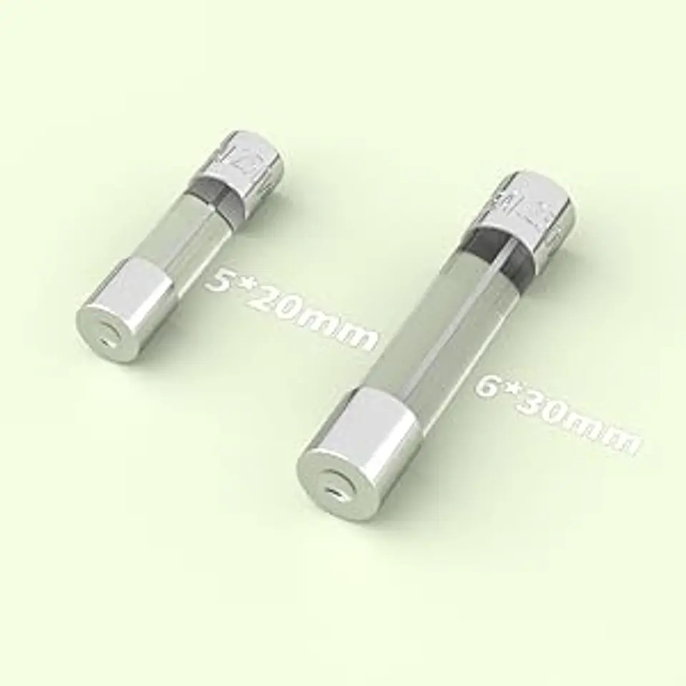 Kit 360 Fusibles de Vidrio Fusión Rápida 0.5A-25A (5x20mm y 6x30mm) 10