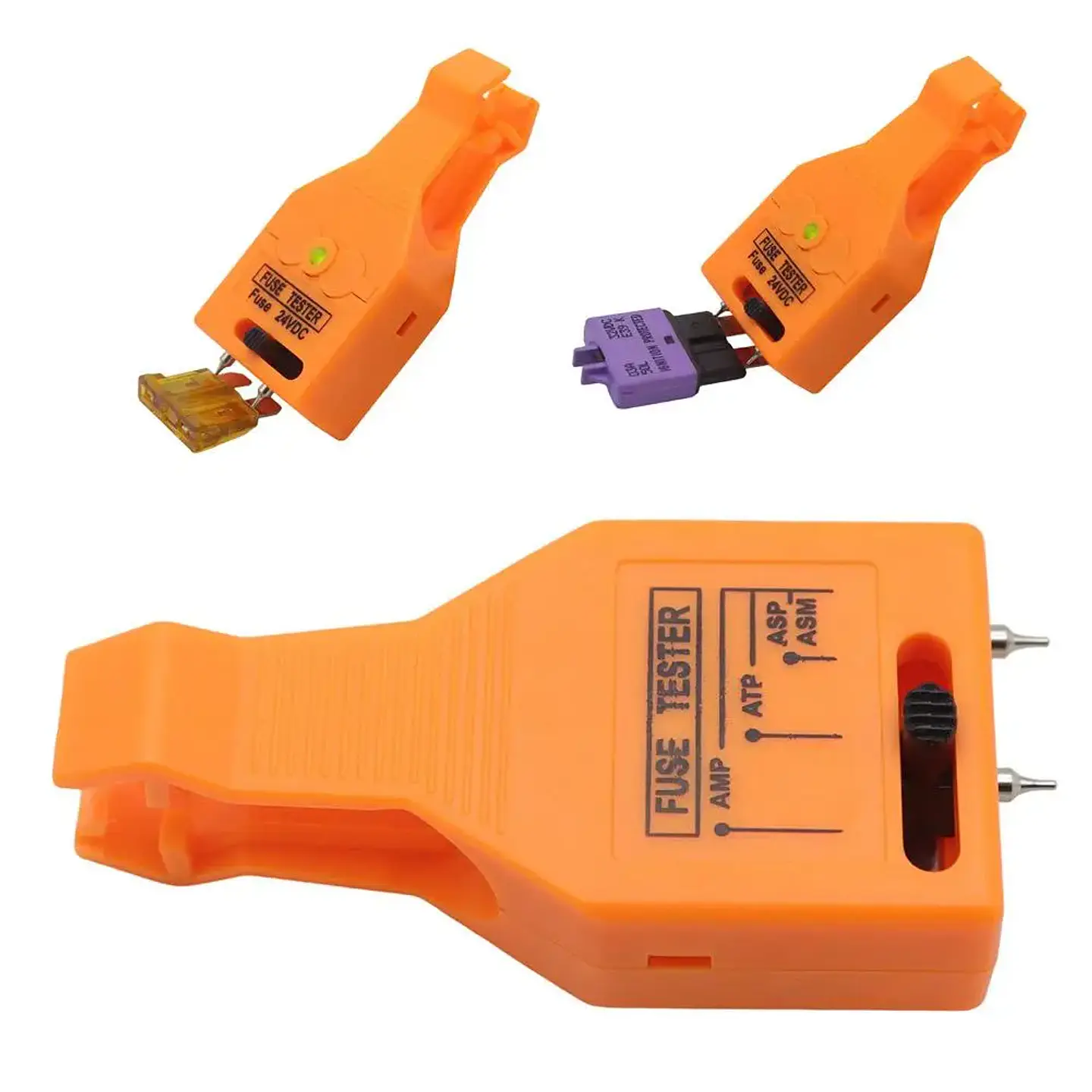 Comprobador y Extractor de Fusibles ATO/ATC con Indicador LED 8