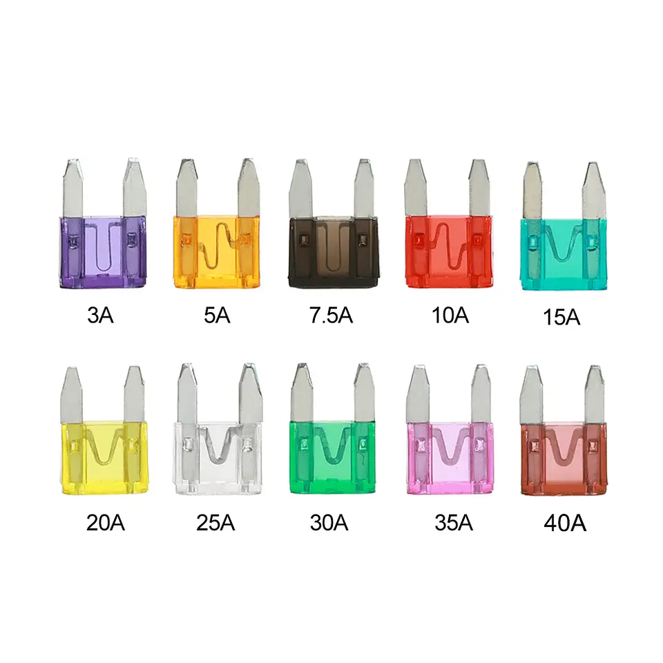 Kit 100 Fusibles Mini de Cuchilla 3A-40A Surtido - Automotriz 10