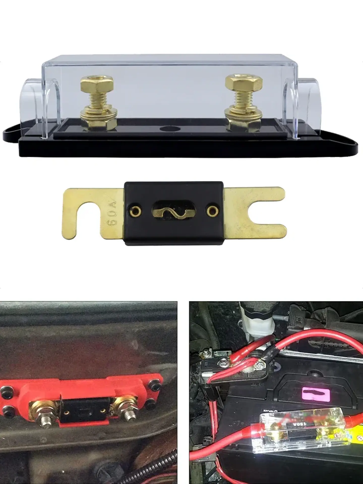 Portafusible ANL Tipo Perno con Enlace Fusible 40A-300A 13