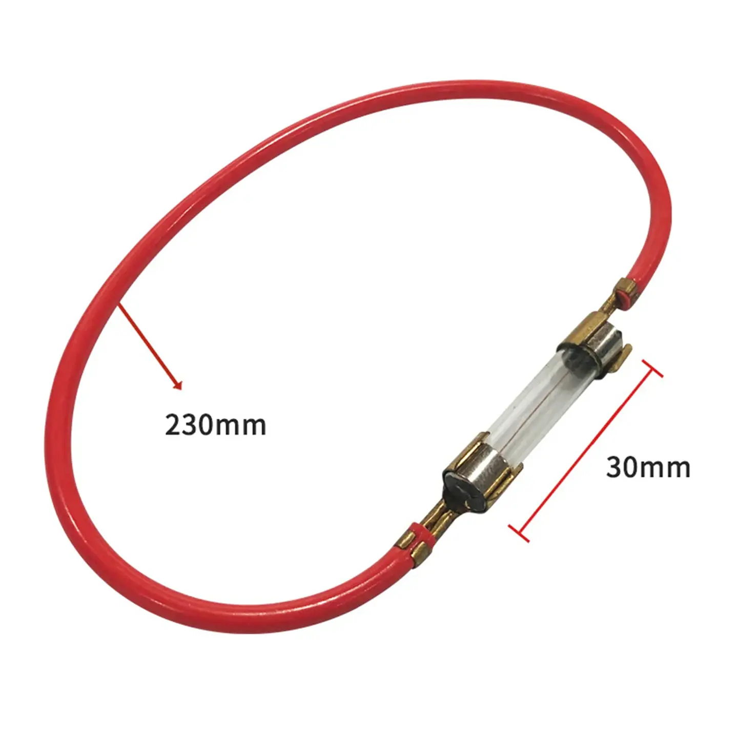 Portafusible Doble Línea para Scooter y Moto - Cable 230mm 14