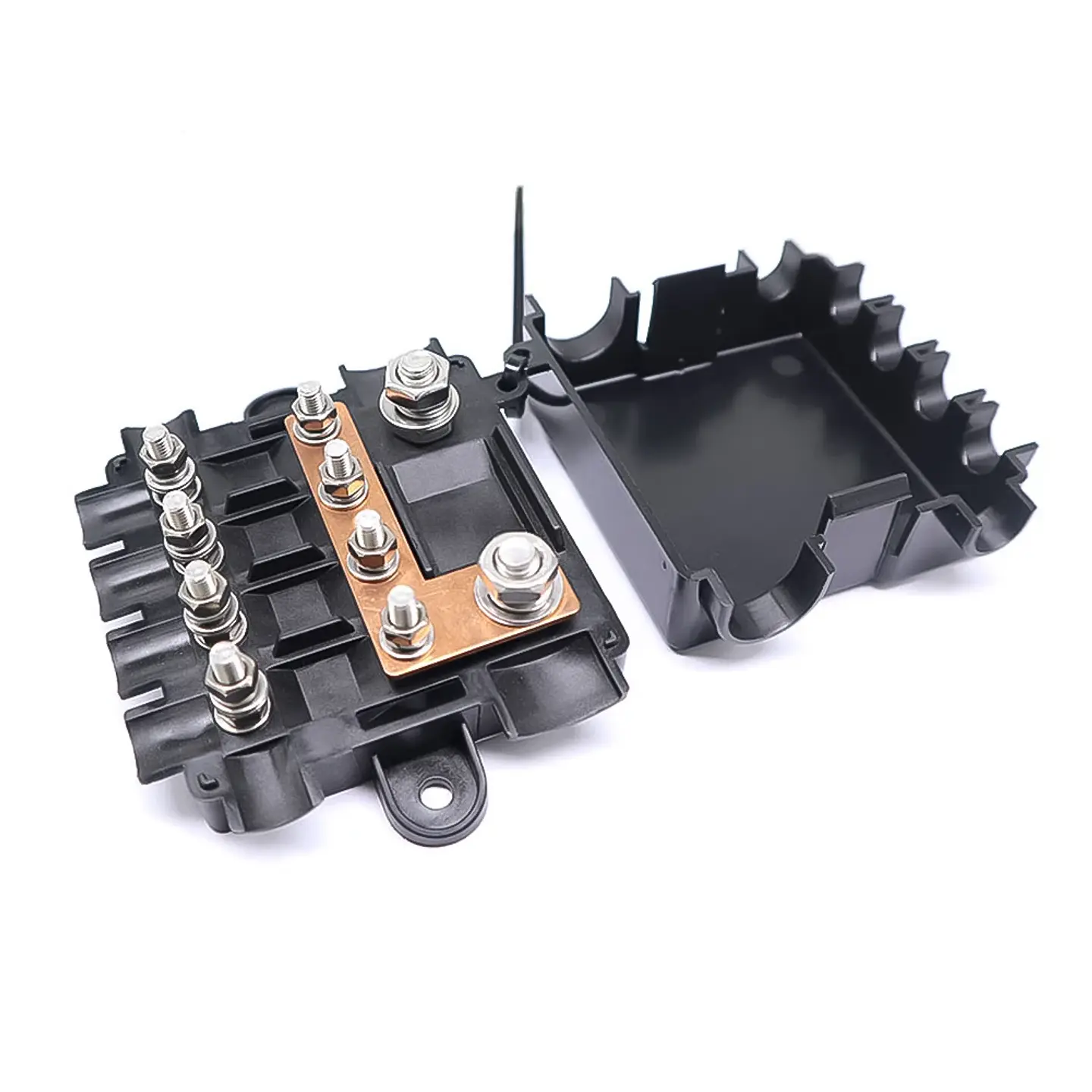 Portafusible MEGA + 4×MIDI con Barra de Distribución Integrada 1