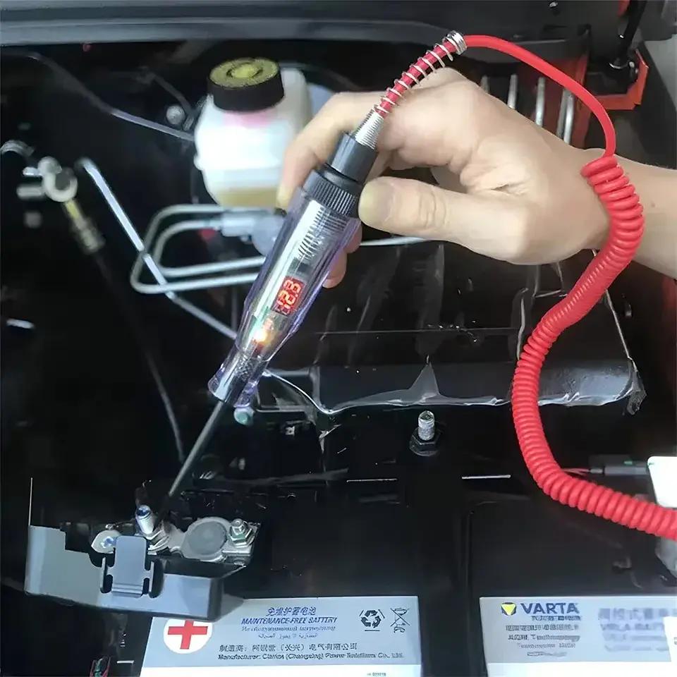 Sonda Probadora de Voltaje y Circuito 6V/12V/24V 5
