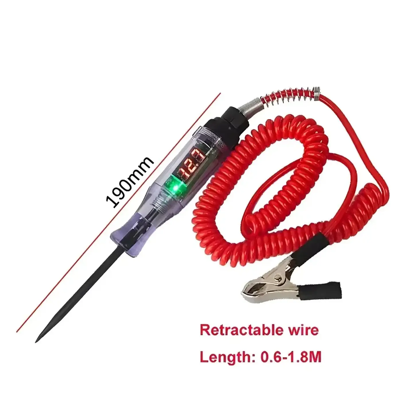 Sonda Probadora de Voltaje y Circuito 6V/12V/24V 7