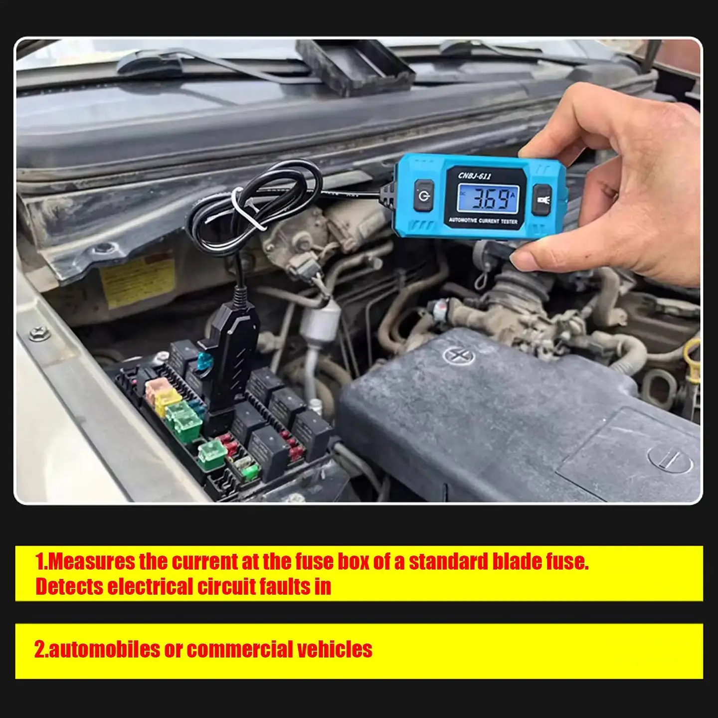 Detector de Cortocircuitos Alta Precisión — Automotriz 9