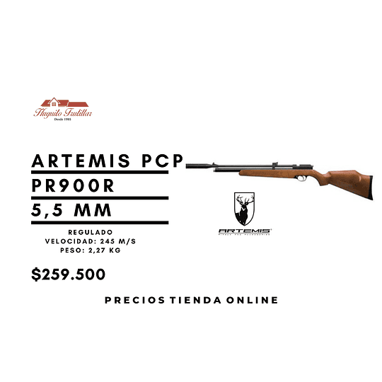 RIFLE ARTEMIS PCP PR900R (REGULADO) 5,5 MM