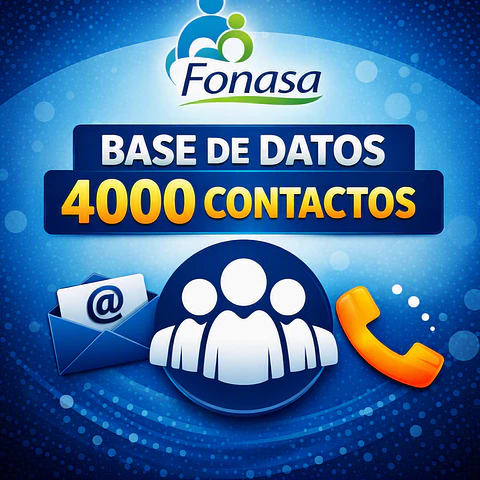 BBDD Fonasa 4000 contactos