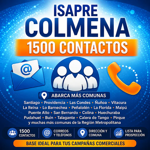 BBDD Colmena – 1.500 Contactos