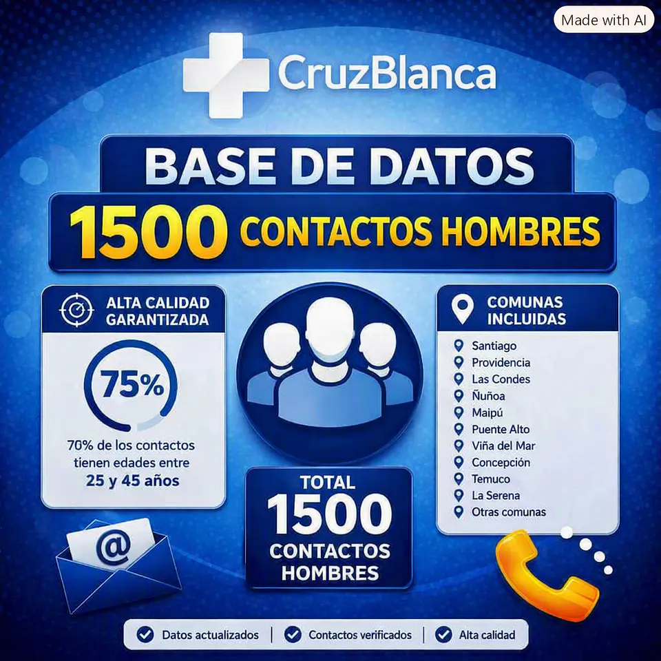 Cruz Blanca Premiun solo hombres  1
