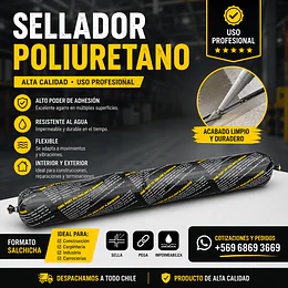Sellador Poliuretano 600ML (Pate)