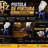 Pistola de Pintura Auarita H-827 Tecnología HVLP 1