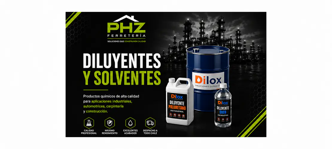 🛢️ Diluyentes y Solventes