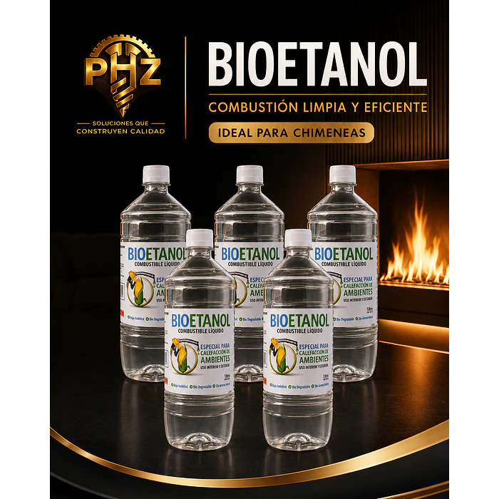 Bioetanol Botella de 1 litro  2