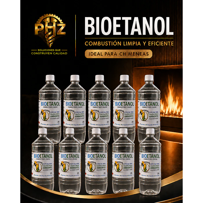 Bioetanol Botella de 1 litro  3