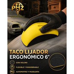 Taco Lijador Manual Ergonómico 6″ con Velcro – Flexible y Maniobrable