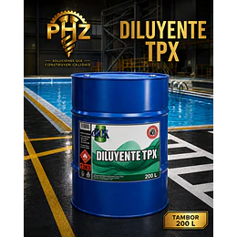 Diluyente TPX Xileno | Pinturas de Piscina, Tráfico y Caucho Clorado