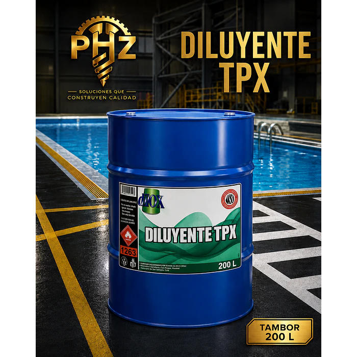 Diluyente TPX Xileno | Pinturas de Piscina, Tráfico y Caucho Clorado 1