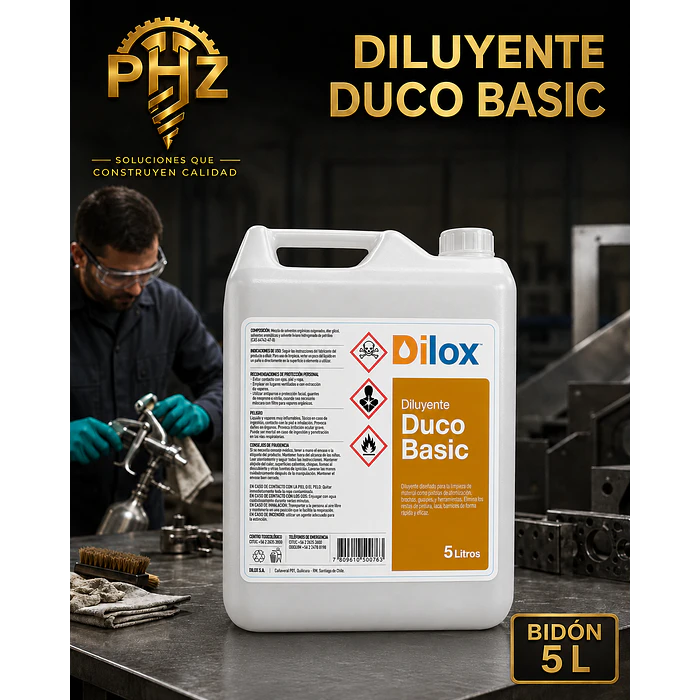 Diluyente Duco Basic Dilox Tambor 200 Litros | PHZ 2