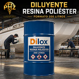 Diluyente Resinas Poliéster Tambor 