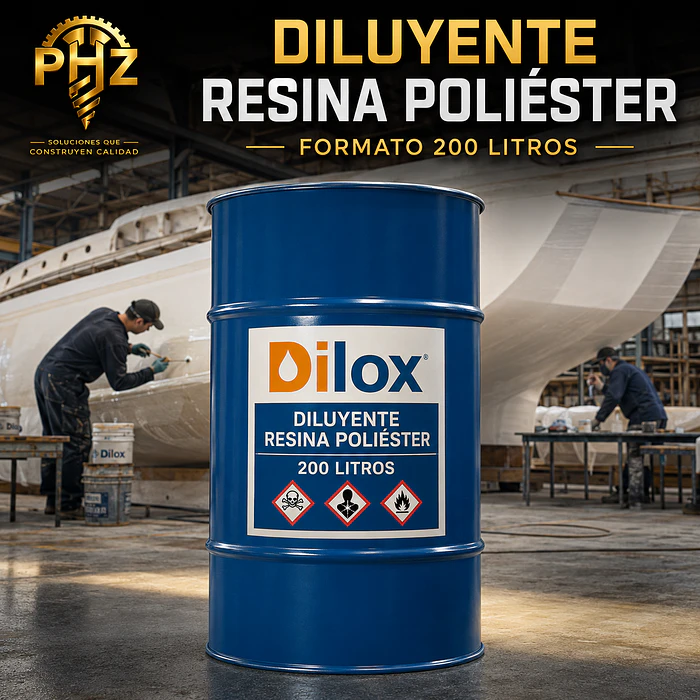 Diluyente Resinas Poliéster Tambor  1